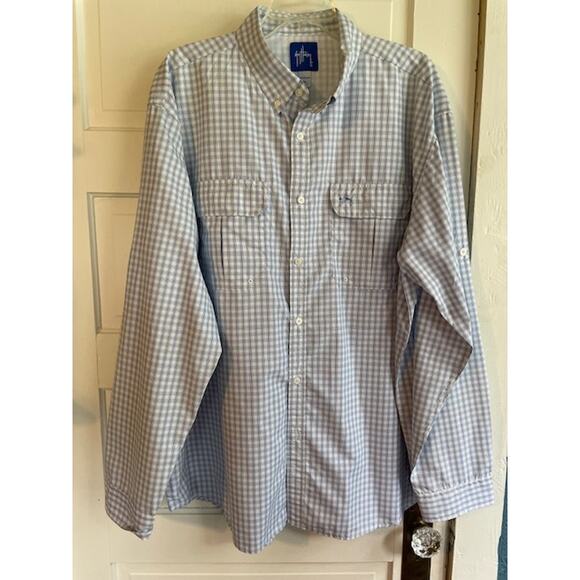 Guy Harvey Size 2XL Men's Long-Sleeve Button Front Shirt - Picture 1 of 5